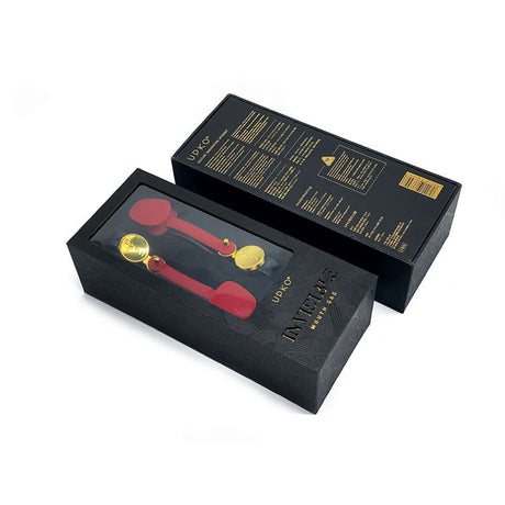 UPKO UPKO Luxury Silicone Invisible Mouth Gag with Italian Leather Straps at $74.99