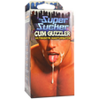 The Super Sucker Cum Guzzler Male Mouth Ultraskyn Masturbator packaging with a model image.