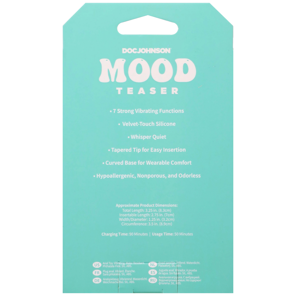 Mood Teaser Vibrating Micro Plug Lavender - Image 2