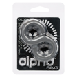 Alpha Liquid Silicone Beaded Crazy 8 Ring Grey package showcasing premium pleasure enhancer.