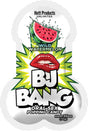 BJ Bang Oral Sex Popping Candy Watermelon 0.35 Oz packaging featuring watermelon flavor and fun design.