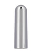 Turbo Buzz 10 Function Bullet Stimulator Silver sleek silver bullet vibrator with a shiny design.