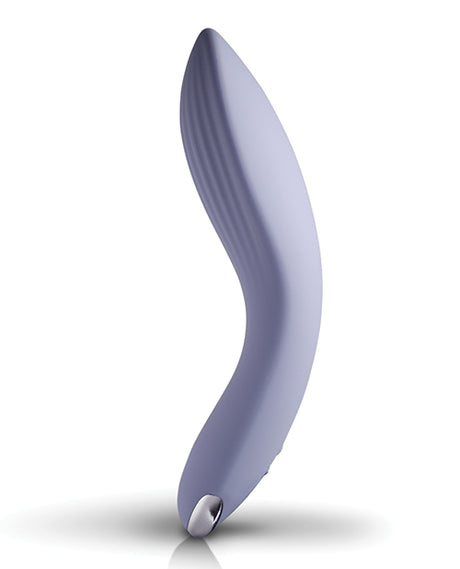 Niya 2 Cornflower Couples Massager Vibrator in soft cornflower silicone, designed for couples and solo use.