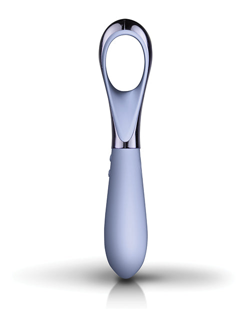 Niya 3 Cornflower Precision Point Finger Vibrator with sleek design and soft blue finish.