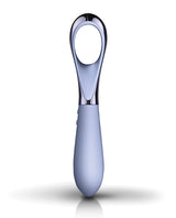 Niya 3 Cornflower Precision Point Finger Vibrator with sleek design and soft blue finish.