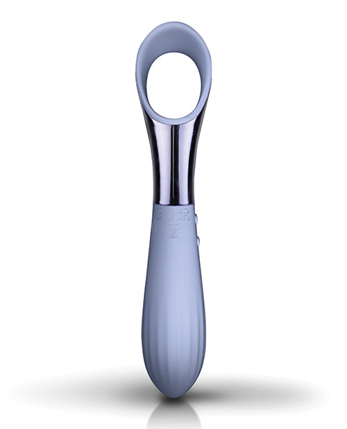 Niya 3 Cornflower Precision Point Finger Vibrator in elegant cornflower-blue design for intuitive stimulation.