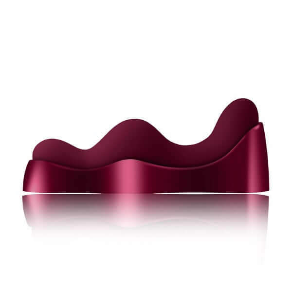 Rocks Off Ruby Glow Dusk 10 Speed Ride On Vibrator in a sleek, ergonomic saddle design for intimate pleasure.