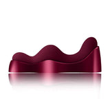 Rocks Off Ruby Glow Dusk 10 Speed Ride On Vibrator in a sleek, ergonomic saddle design for intimate pleasure.