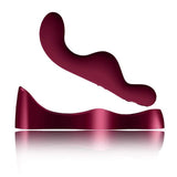 Rocks Off Ruby Glow Dusk 10 Speed Ride On Vibrator showcasing its unique saddle-style design and contours.