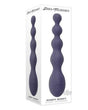 Zero Tolerance Rumpy Bumpy Silicone Anal Beads Purple on packaging showcasing its unique design.