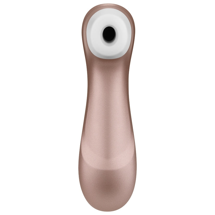 Satisfyer Pro 2 Generation 2 Air Pulse Stimulator Pink with smooth oval head and vacuum-style suction.