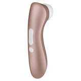 Satisfyer Pro 2+ Air Pulse Clitoral Stimulator Pink in sleek ergonomic design.