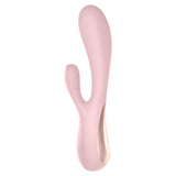 Satisfyer Mono Flex App Controlled Rabbit Vibrator Mauve showcasing its elegant design and dual stimulation features.