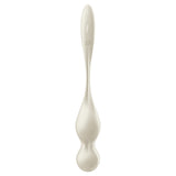 Satisfyer Love Birds 1 Vibrating Kegel Balls White in a sleek, body-friendly design for pelvic floor training.