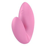 Satisfyer Love Riot Finger Vibrator Pink designed for focused clitoral stimulation and intense vibrations.