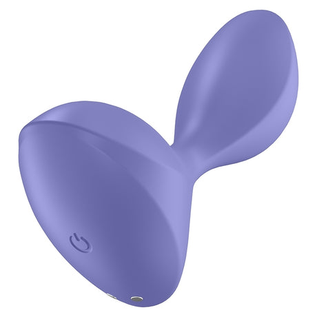 Satisfyer Sweet Seal Vibrating Anal Plug Lilac showcasing its smooth, rounded design for anal stimulation.
