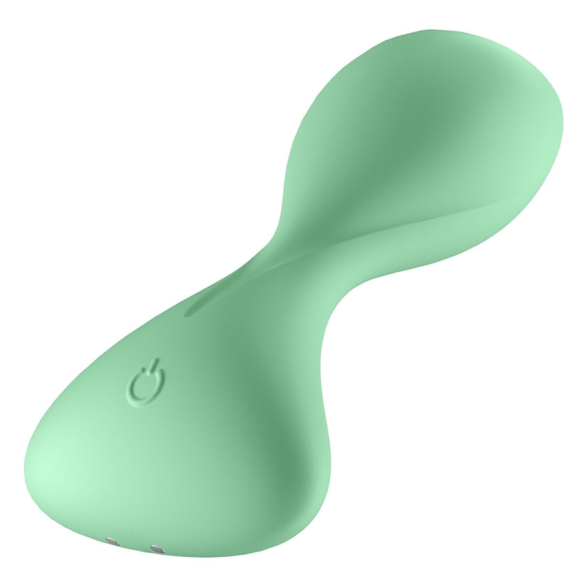 Satisfyer Trendsetter Vibrating Anal Plug Light Green, designed for comfortable backdoor play.