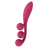 Satisfyer Tri Ball 1 Multi Vibrator Red with three vibrating balls for simultaneous stimulation.