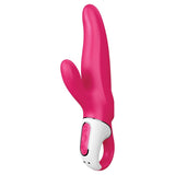 Satisfyer Vibes Mr Rabbit Vibrator Pink features dual motors for enhanced pleasure and comfort.