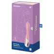 Satisfyer Air Pump Vibrator 2 Inflatable packaging with illustration and control panel features.