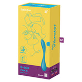 Satisfyer G-Spot Flex 5 App Controlled Vibrator Petrol packaging featuring flexible design and smart connectivity.