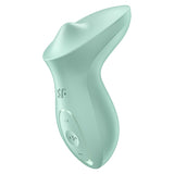 Satisfyer Exciterrr Lay-On Clitoral Vibrator Mint in mint color, designed for external stimulation and comfort.