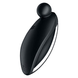 Satisfyer Spot On 2 Clitoral Lay-On Vibrator Black with sleek design and rounded tip for targeted pleasure.