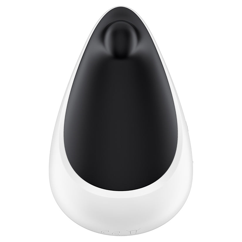 Satisfyer Spot On 3 Vibrator Black top view design, sleek and stylish for personal pleasure.