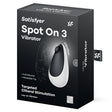 Satisfyer Spot On 3 Vibrator Black package showcasing targeted clitoral stimulation and sleek design.