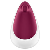 Satisfyer Spot On 3 Vibrator Berry top view with rich berry finish and ergonomic shape for targeted sensation.