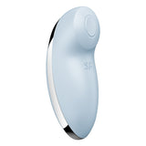 Satisfyer Tap and Climax 2 Clitorial Vibrator Blue innovative design with ergonomic shape for maximum pleasure.