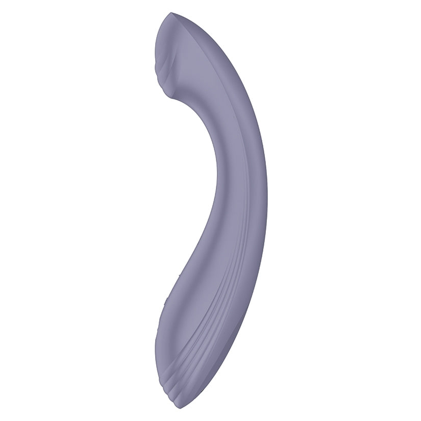 Satisfyer G-Force G-Spot Vibrator Violet, ergonomically shaped silicone vibrator for G-spot stimulation.