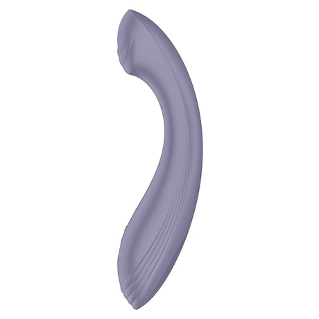 Satisfyer G-Force G-Spot Vibrator Violet, ergonomically shaped silicone vibrator for G-spot stimulation.