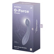 Satisfyer G-Force G-Spot Vibrator Violet packaging with product details and features.