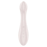 Satisfyer G-Force G-Spot Vibrator Beige with smooth design for G-spot stimulation.