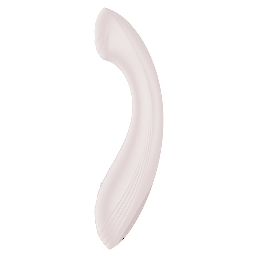 Satisfyer G-Force G-Spot Vibrator Beige in a sleek ergonomic design, perfect for G-spot stimulation.