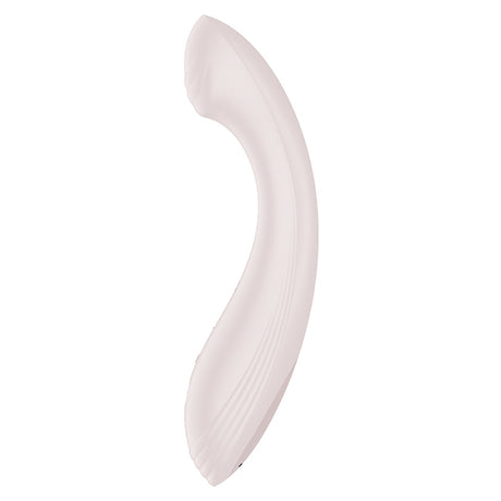 Satisfyer G-Force G-Spot Vibrator Beige in a sleek ergonomic design, perfect for G-spot stimulation.