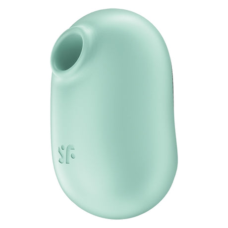 Satisfyer Pro To Go 2 Air Pulse Clitoral Vibrator Mint compact travel-ready stimulator in mint color