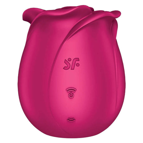 Satisfyer Pro 2 Classic Blossom Air Pulse Vibrator in a rose shape design, offering innovative pleasure technology.
