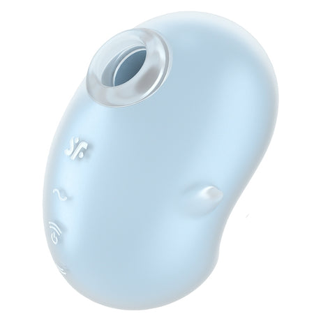 Satisfyer Cutie Ghost Air Pulse Vibrator Blue features a playful ghost design and touch-free clitoral stimulation.