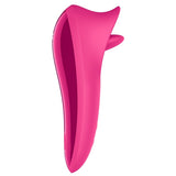 Satisfyer Tongue Master Vibrator in vibrant pink designed for targeted external stimulation.