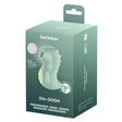 Satisfyer Din-oooh Personal Vibrator packaging showing design and features for intimate wellness.