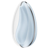 Satisfyer Drop To Go Vibrator Blue in a sleek, compact design for portable pleasure and discreet enjoyment.