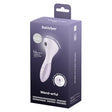 Satisfyer Wand-erful Waterproof Wand Vibrator packaging showcasing its features and benefits.