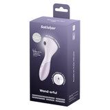 Satisfyer Wand-erful Waterproof Wand Vibrator packaging showcasing its features and benefits.