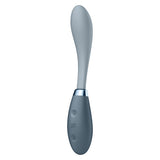 Satisfyer G-Spot Flex 3 Flexible Vibrator Grey with ergonomic design and control buttons for personalized stimulation.