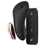 Satisfyer Little Secret Black Panty Vibrator with remote control for discreet pleasure
