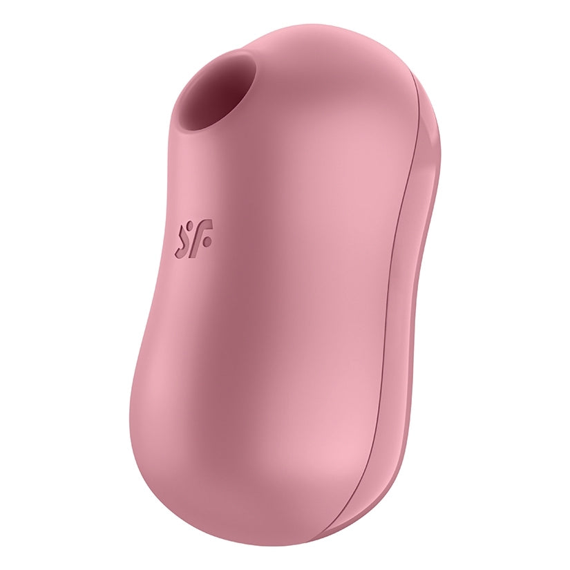 Satisfyer Cotton Candy Pressure Wave Vibrator Light Red - Image 2