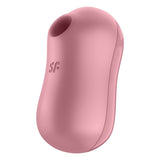 Satisfyer Cotton Candy Pressure Wave Vibrator Light Red - Image 2