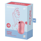 Satisfyer Cotton Candy Pressure Wave Vibrator Light Red